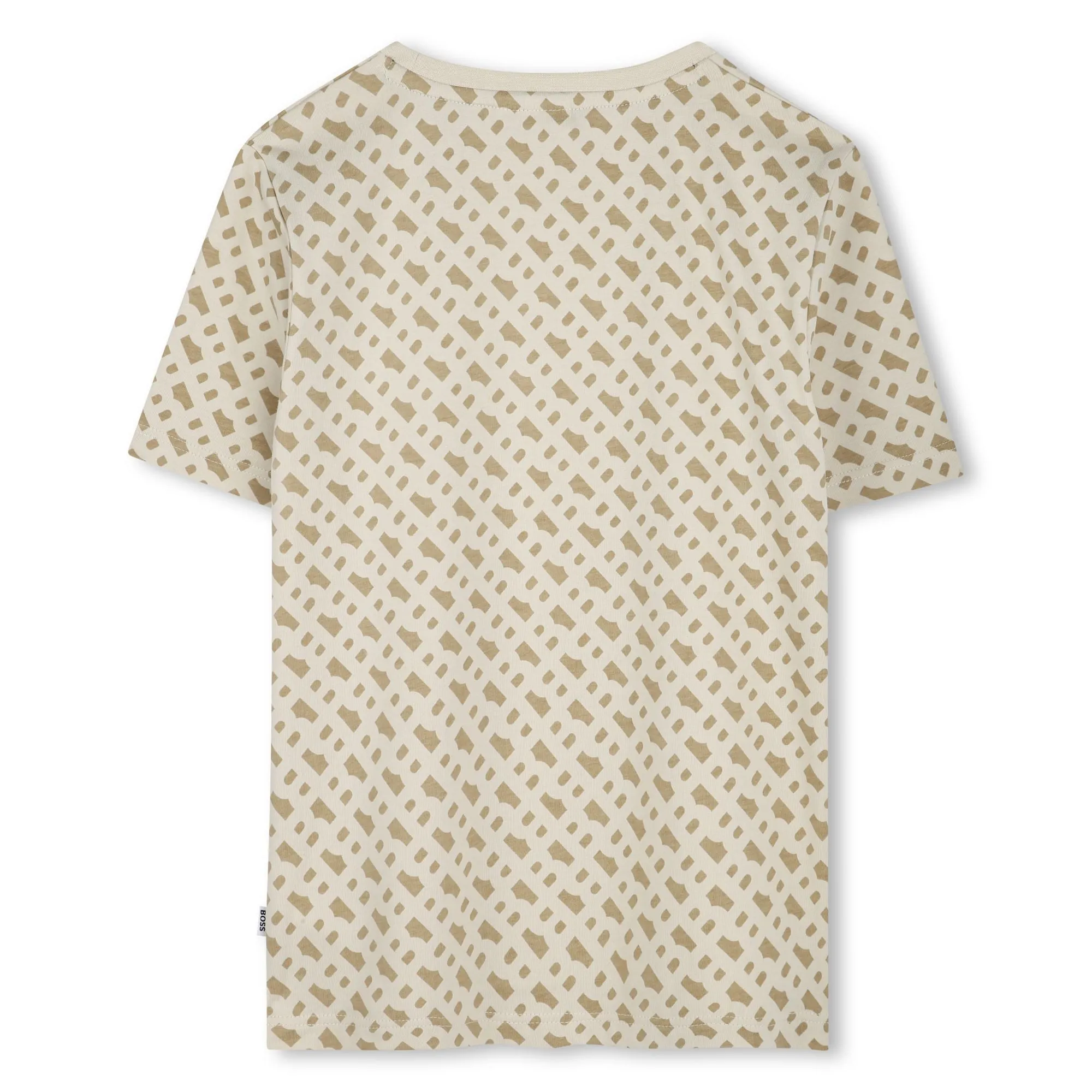 Sand Pattern Logo T-Shirt