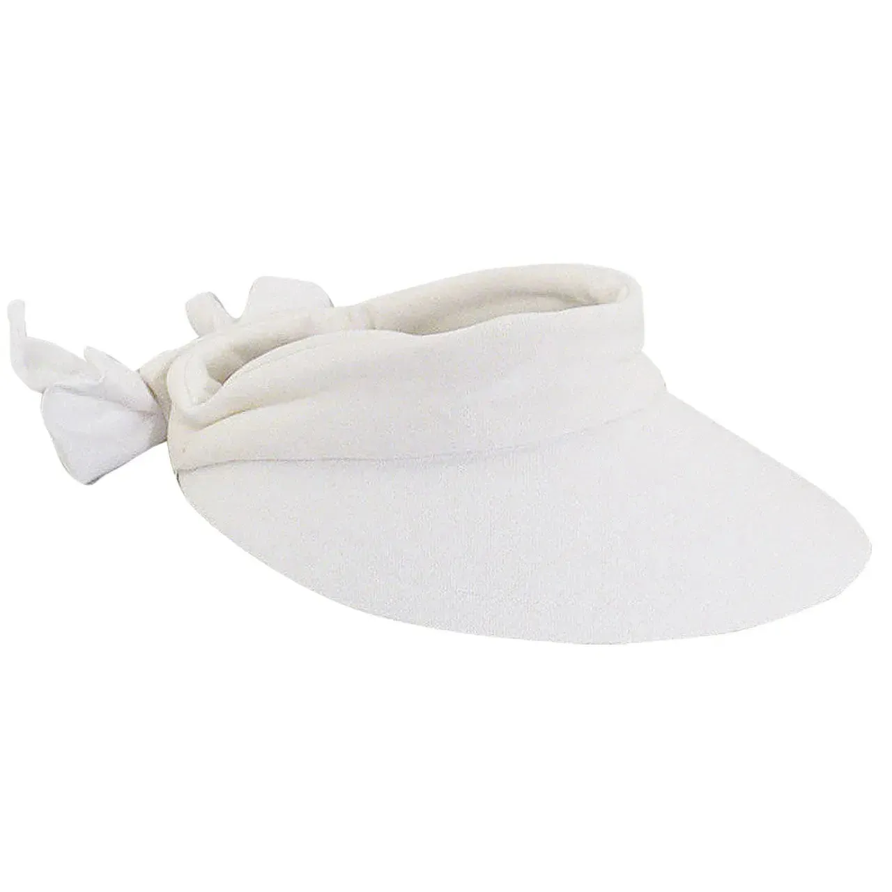 Scala Cotton Bow Visor - Womens Visor