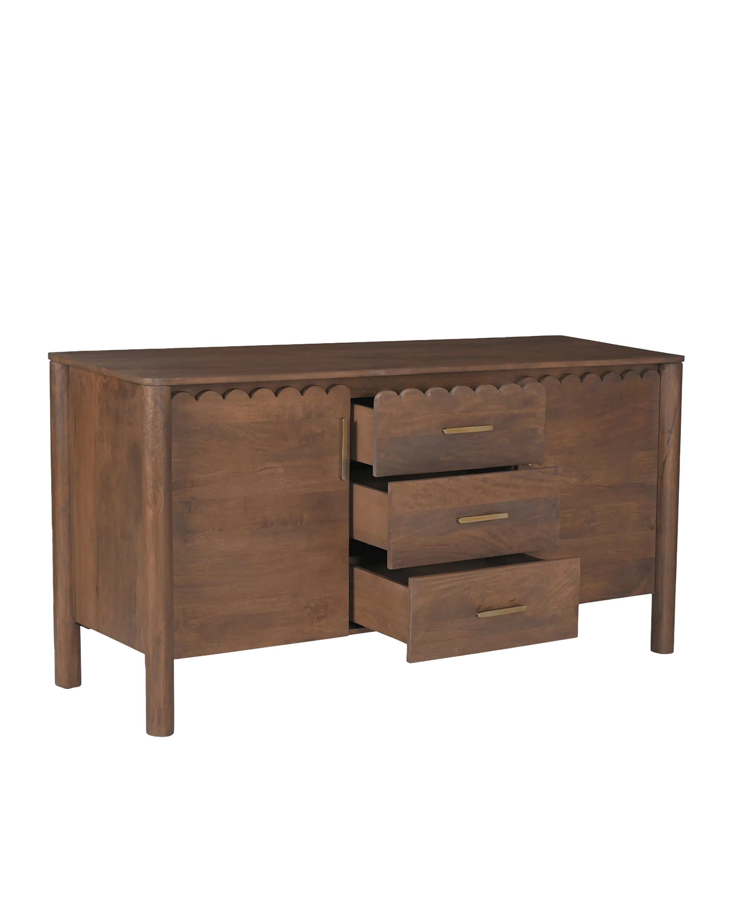 SCALLOP 3-DRAWER SIDEBOARD