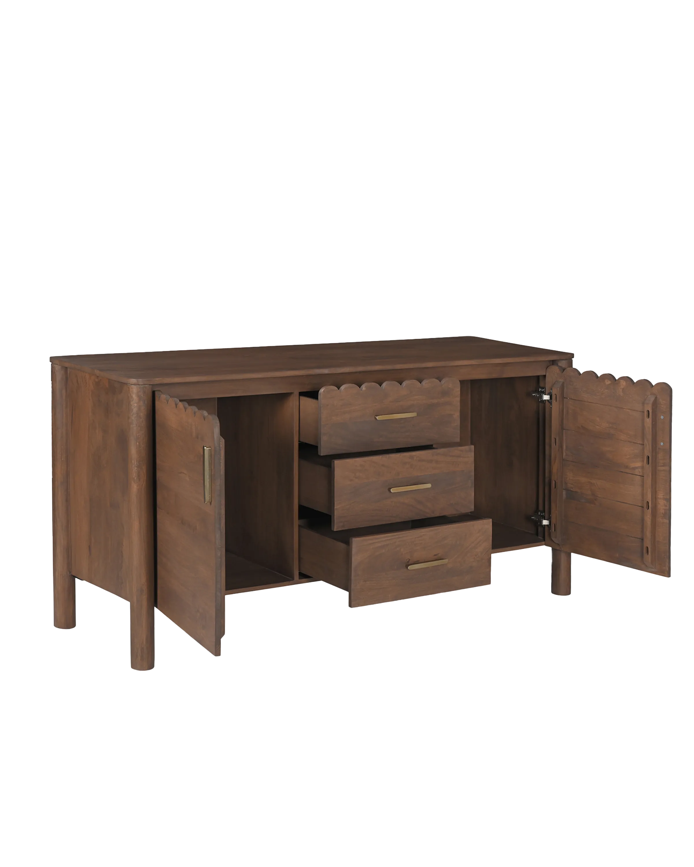 SCALLOP 3-DRAWER SIDEBOARD