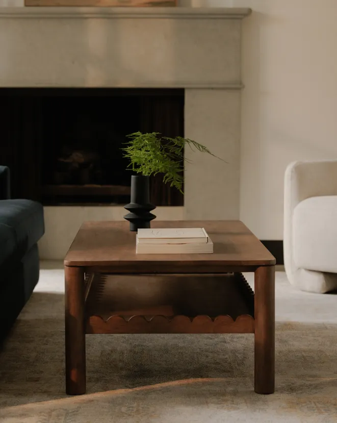 SCALLOP COFFEE TABLE