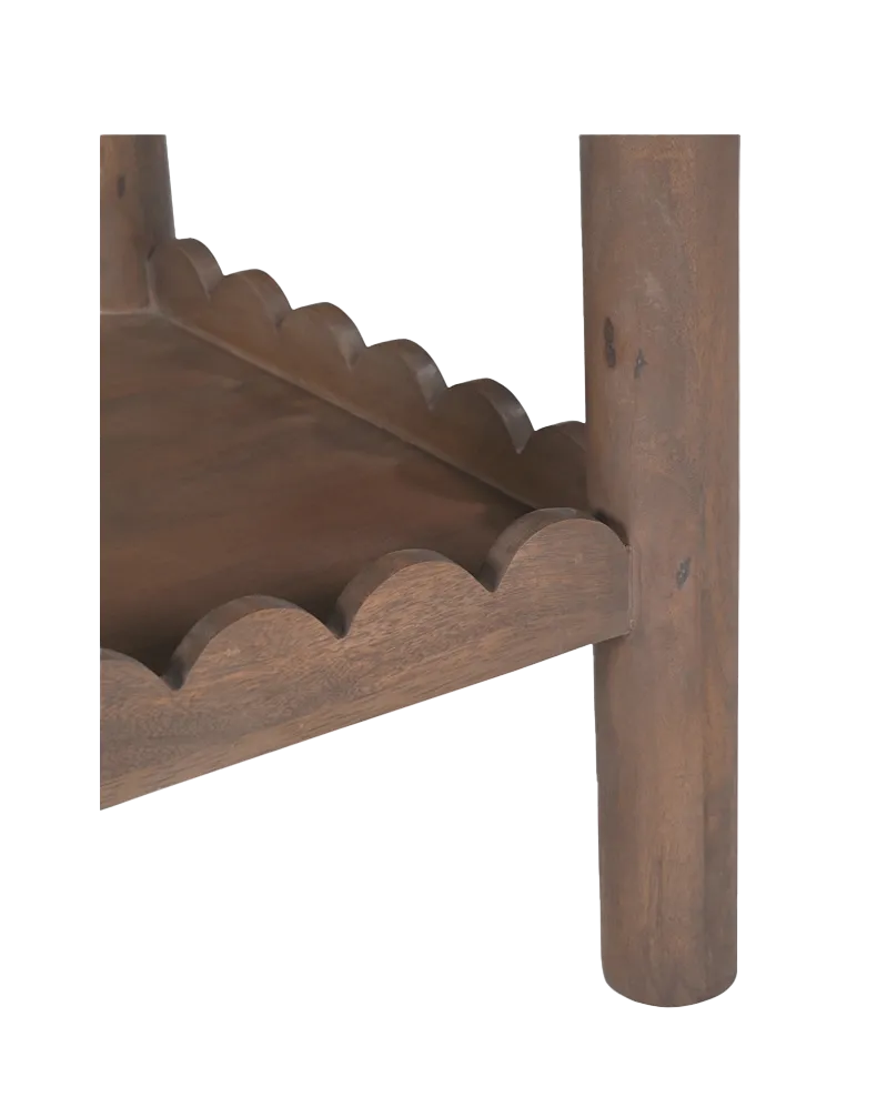 SCALLOP SIDE TABLE