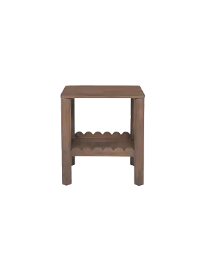 SCALLOP SIDE TABLE