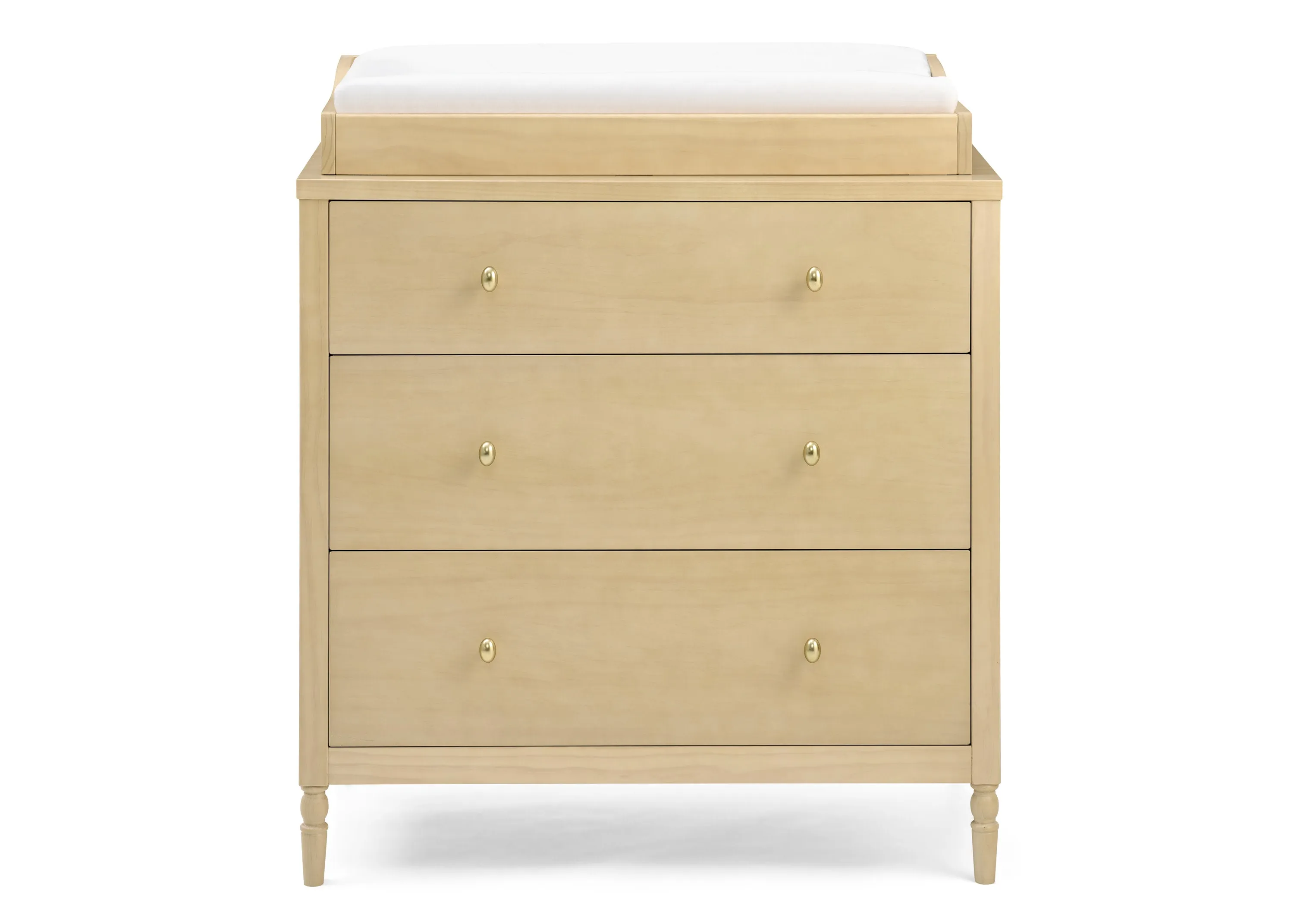 Serena 3 Drawer Dresser with Changing Top and Interlocking Drawers