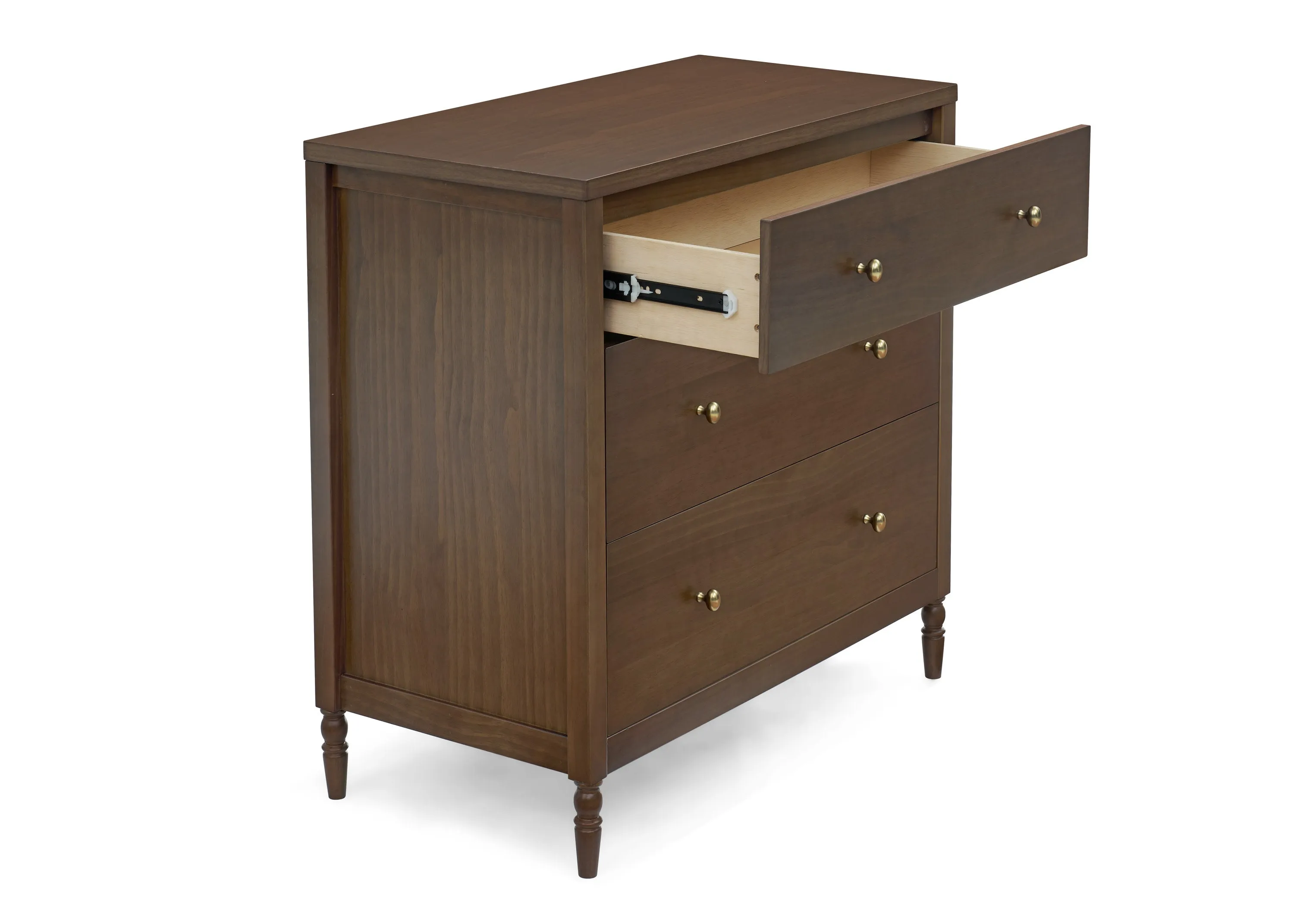 Serena 3 Drawer Dresser with Changing Top and Interlocking Drawers