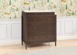 Serena 3 Drawer Dresser with Changing Top and Interlocking Drawers