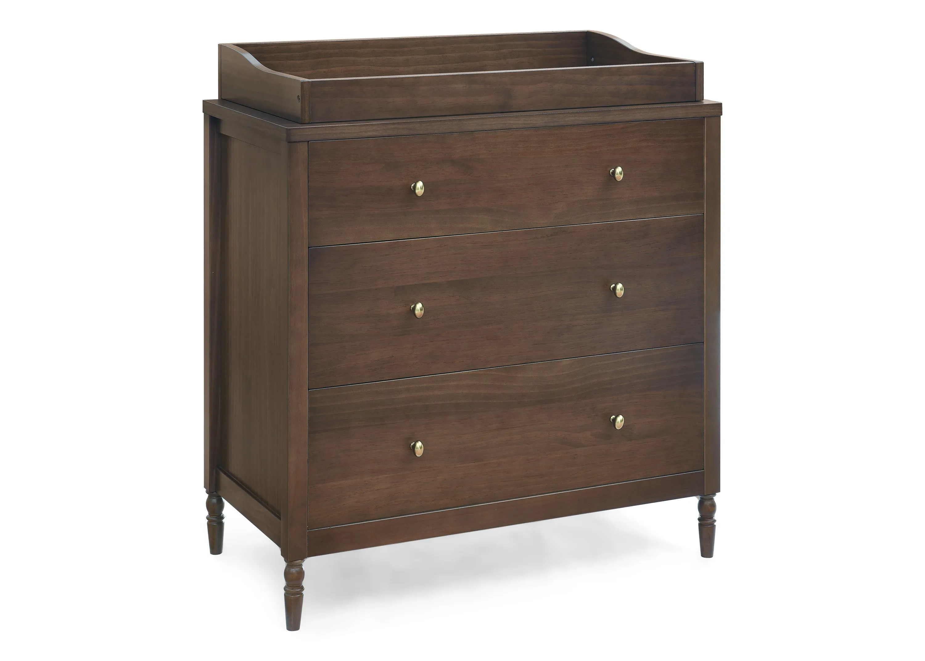 Serena 3 Drawer Dresser with Changing Top and Interlocking Drawers