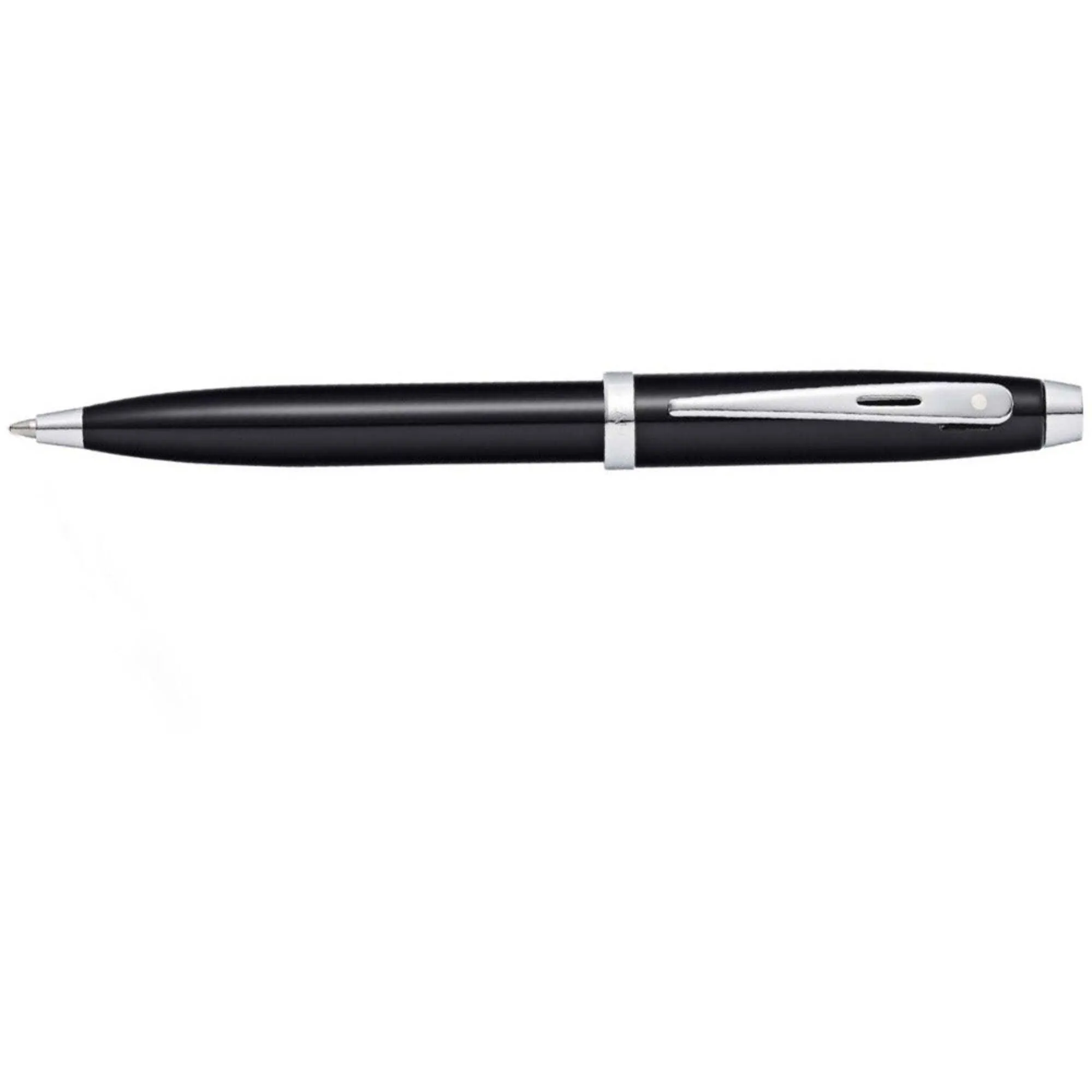 Sheaffer Ballpoint Pen - 100 Glossy Black Finish Barrel with Cut-Out Clip | E2933851