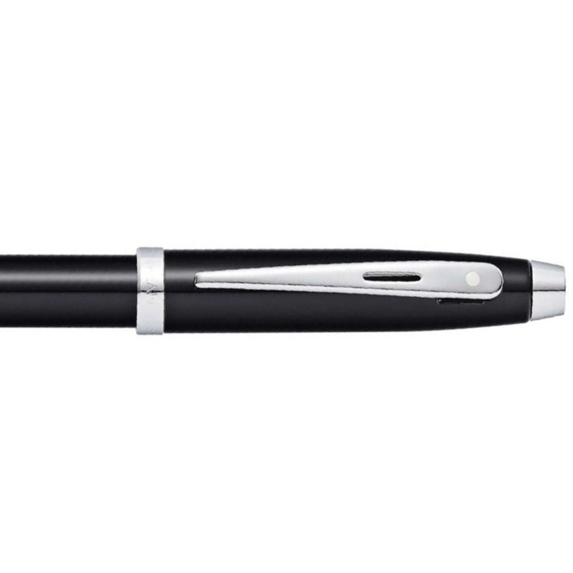 Sheaffer Ballpoint Pen - 100 Glossy Black Finish Barrel with Cut-Out Clip | E2933851