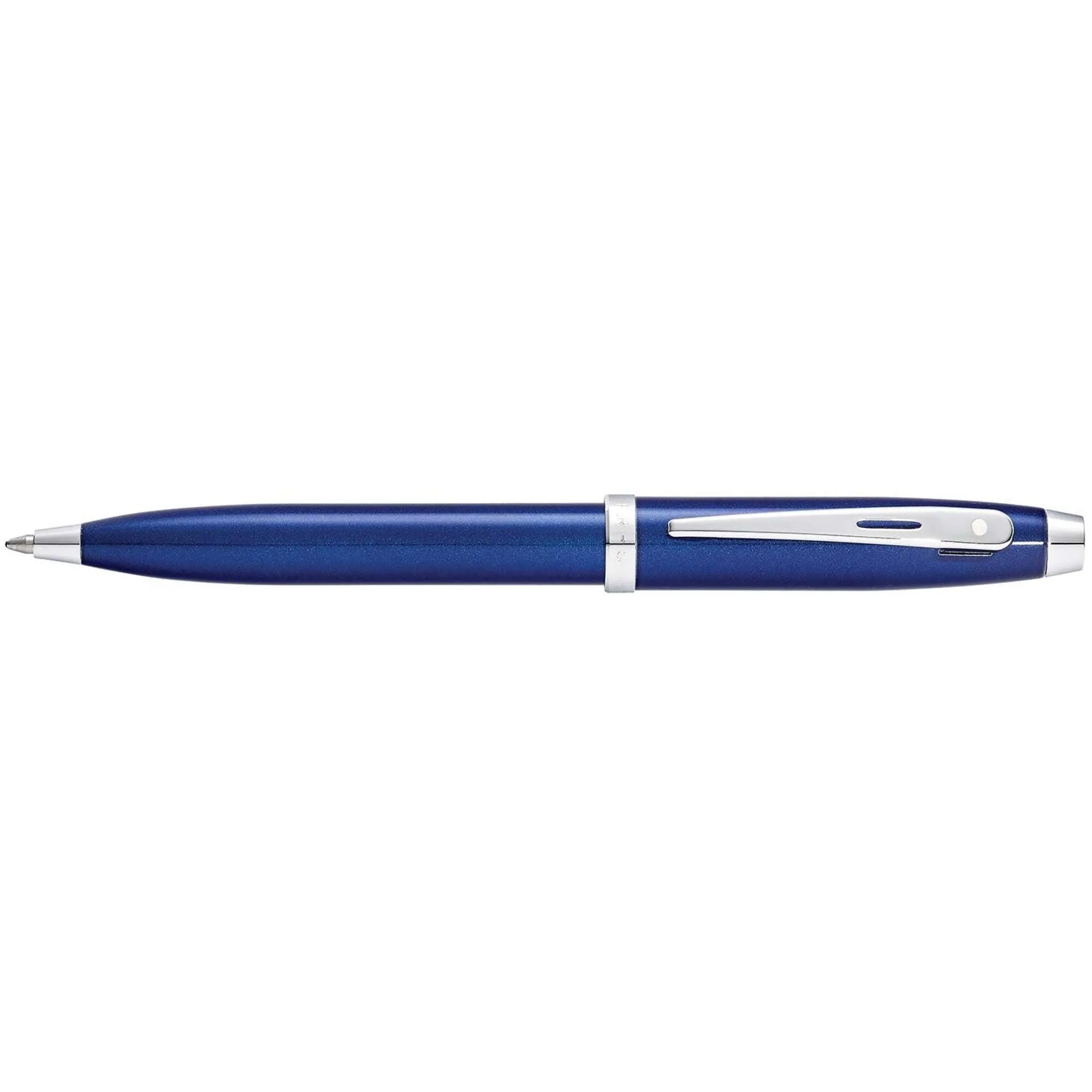 Sheaffer Ballpoint Pen - 100 Glossy Blue Finish Barrel with Cut-Out Clip | E2933951