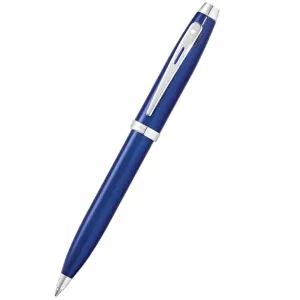 Sheaffer Ballpoint Pen - 100 Glossy Blue Finish Barrel with Cut-Out Clip | E2933951
