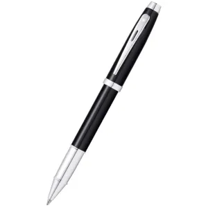 Sheaffer Rollerball Pen - 100 Glossy Black Lacquer Finish with Chrome Trims | E1933851