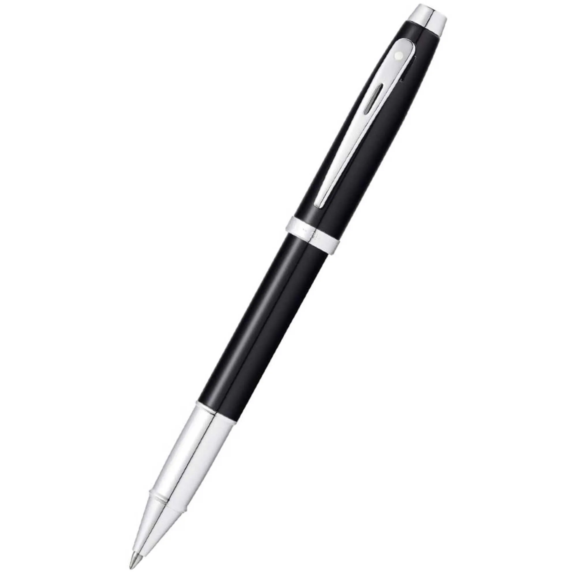 Sheaffer Rollerball Pen - 100 Glossy Black Lacquer Finish with Chrome Trims | E1933851