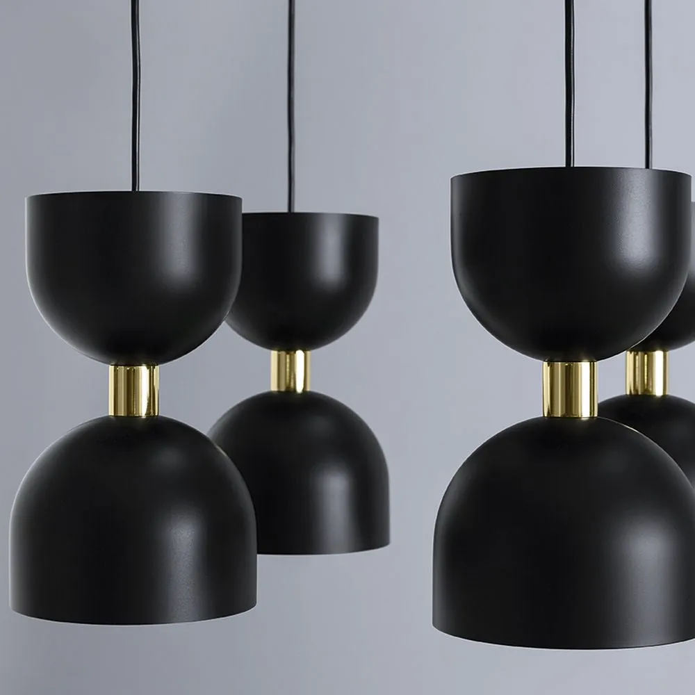 Simplistic Metal Modular 8 Light Pendant