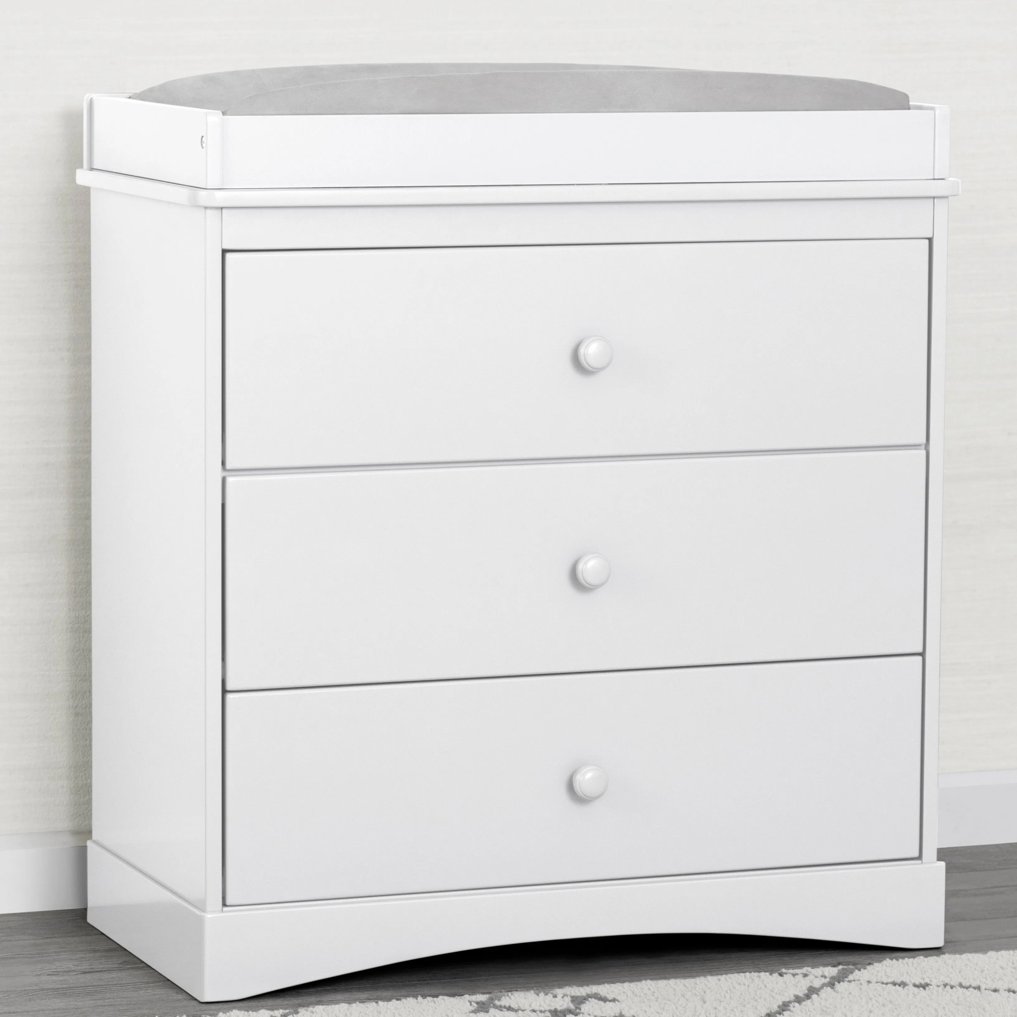 Skylar 3 Drawer Dresser with Changing Top and Interlocking Drawers