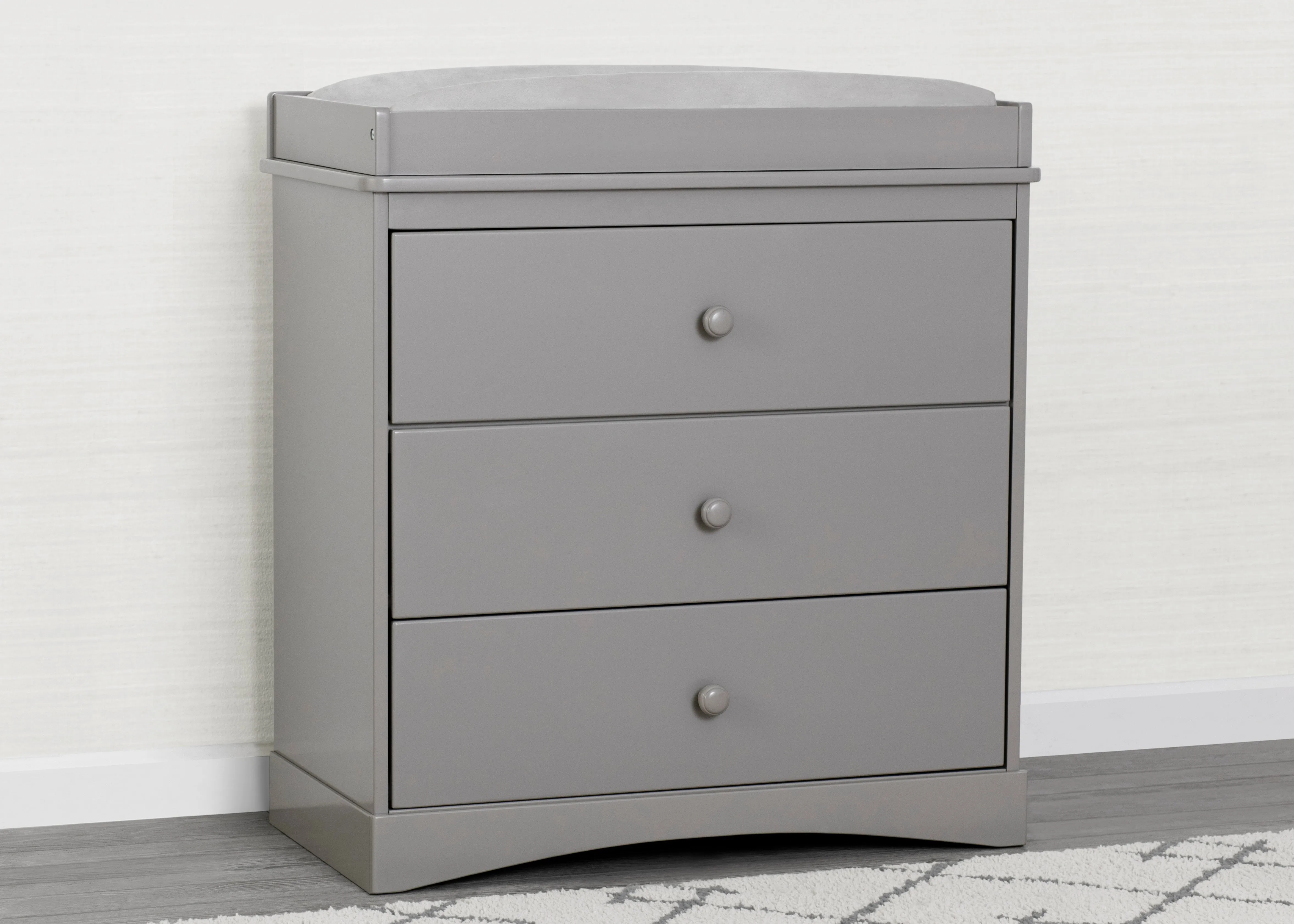 Skylar 3 Drawer Dresser with Changing Top and Interlocking Drawers