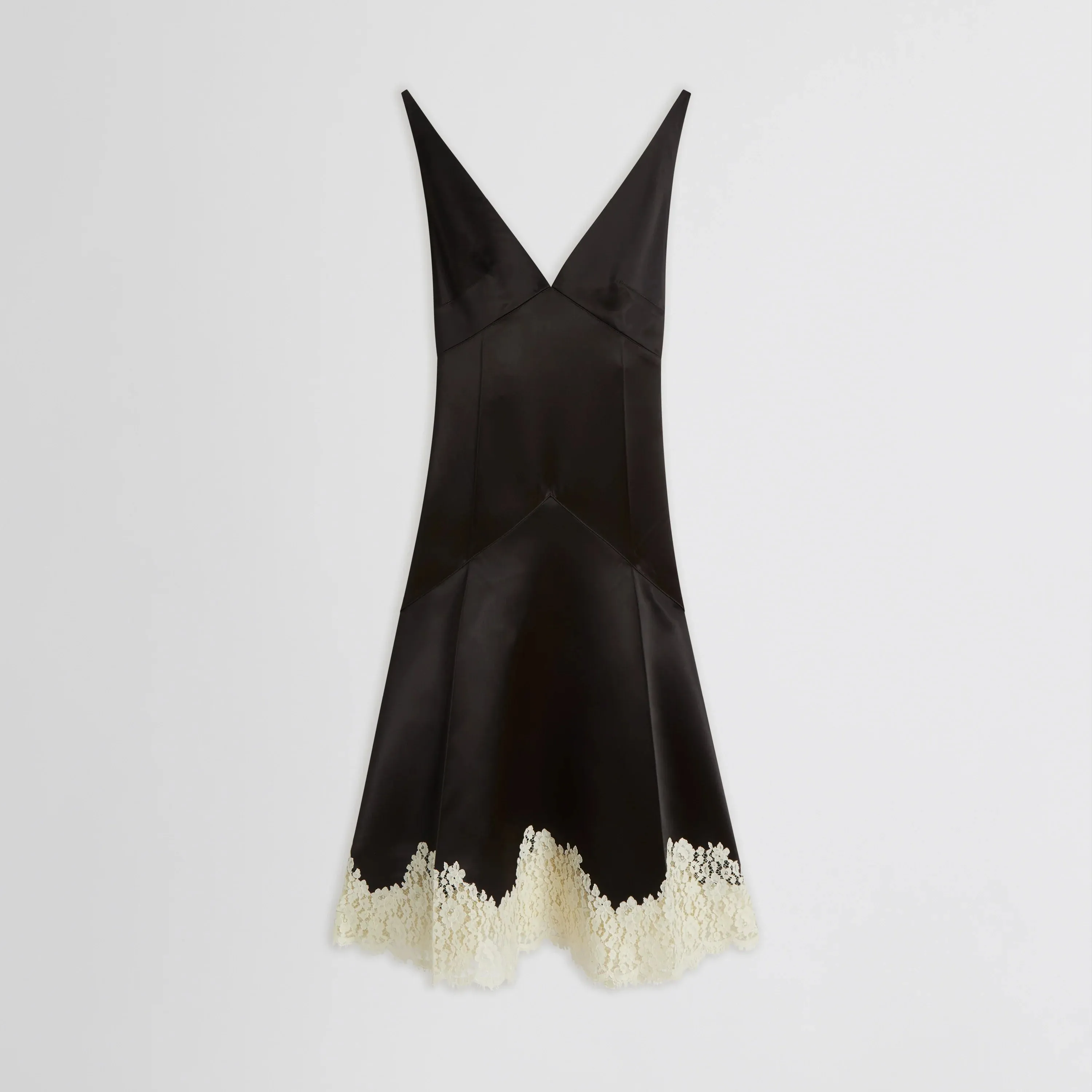 SLICKED SLIP | dark khaki viscose