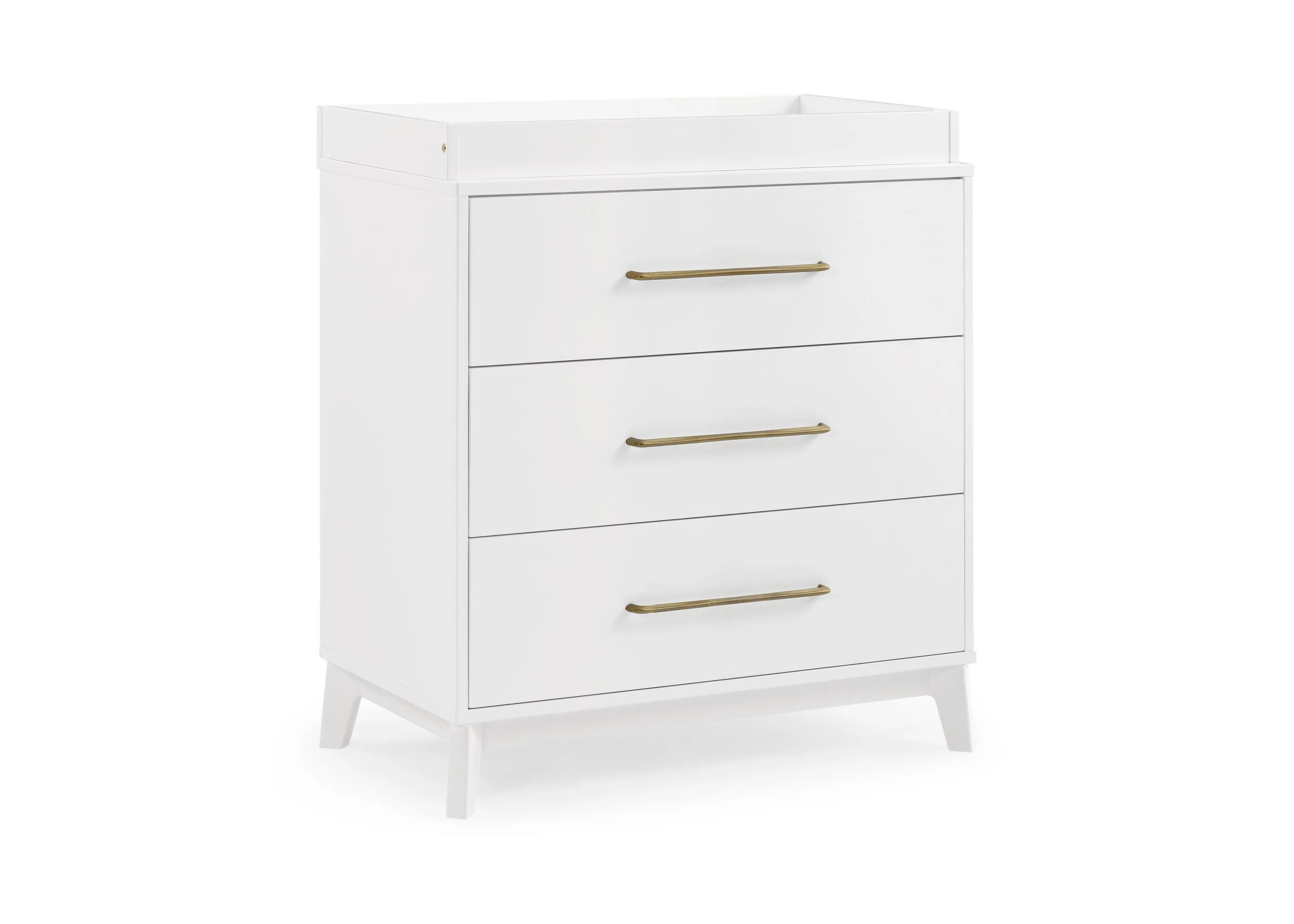Spencer 3 Drawer Dresser with Changing Top and Interlocking Drawers