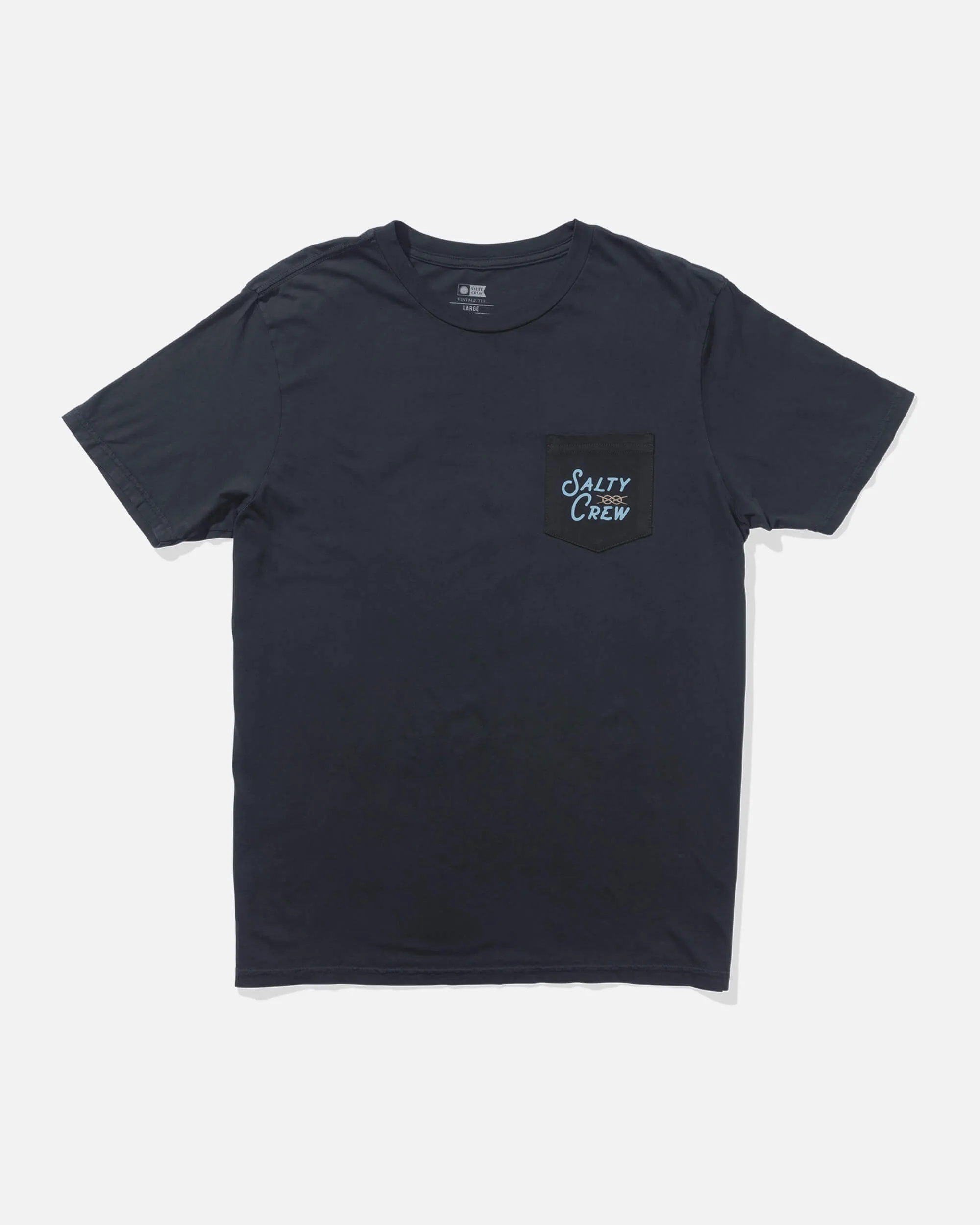 Splice Vintage Pocket Tee - Vintage Black