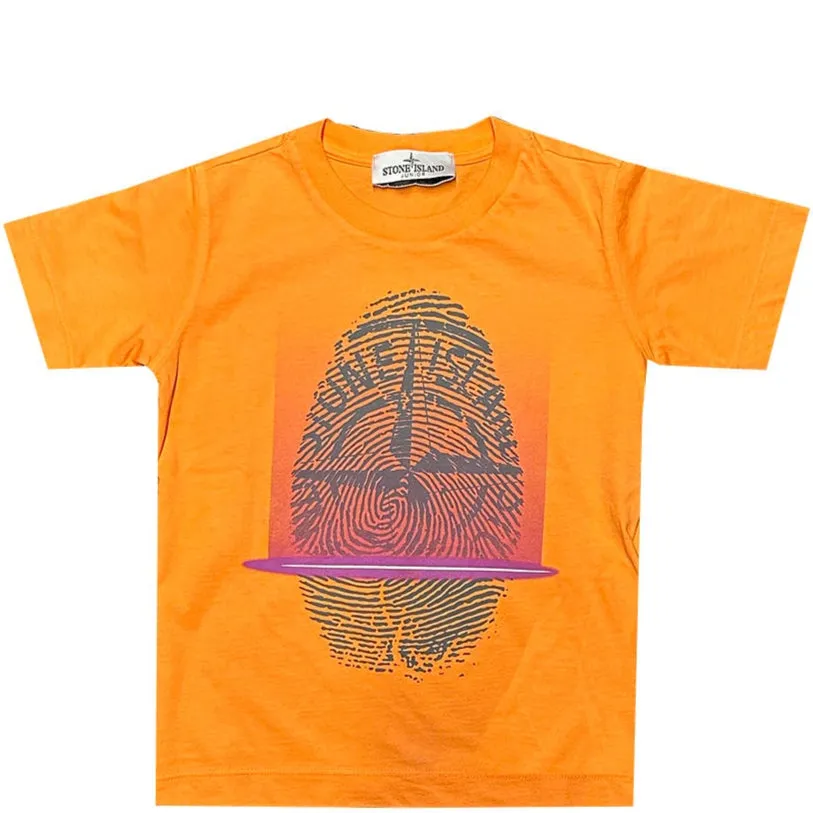 Stone Island Junior Graphic Logo T-Shirt
