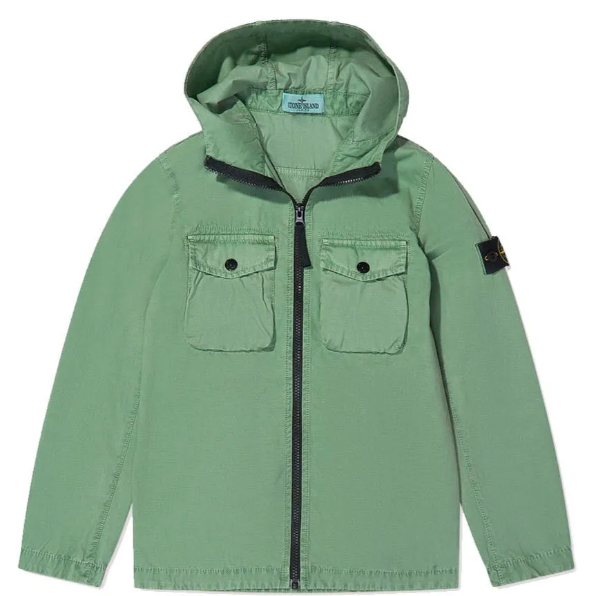Stone Island Junior Hooded Overshirt