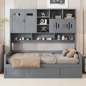Streamdale Twin Daybed with Hydraulic Bed & Storage