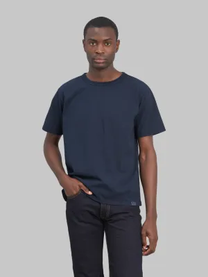Studio D'Artisan 8136B USA Cotton T-Shirt Dark Indigo