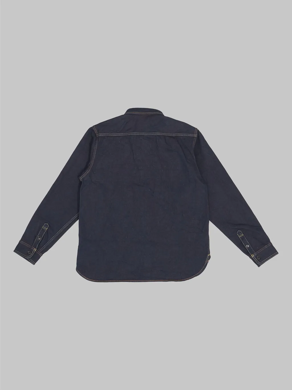 Studio D'Artisan D5702 15oz Aishibuzome Natural Indigo x Kakishibu Denim Shirt
