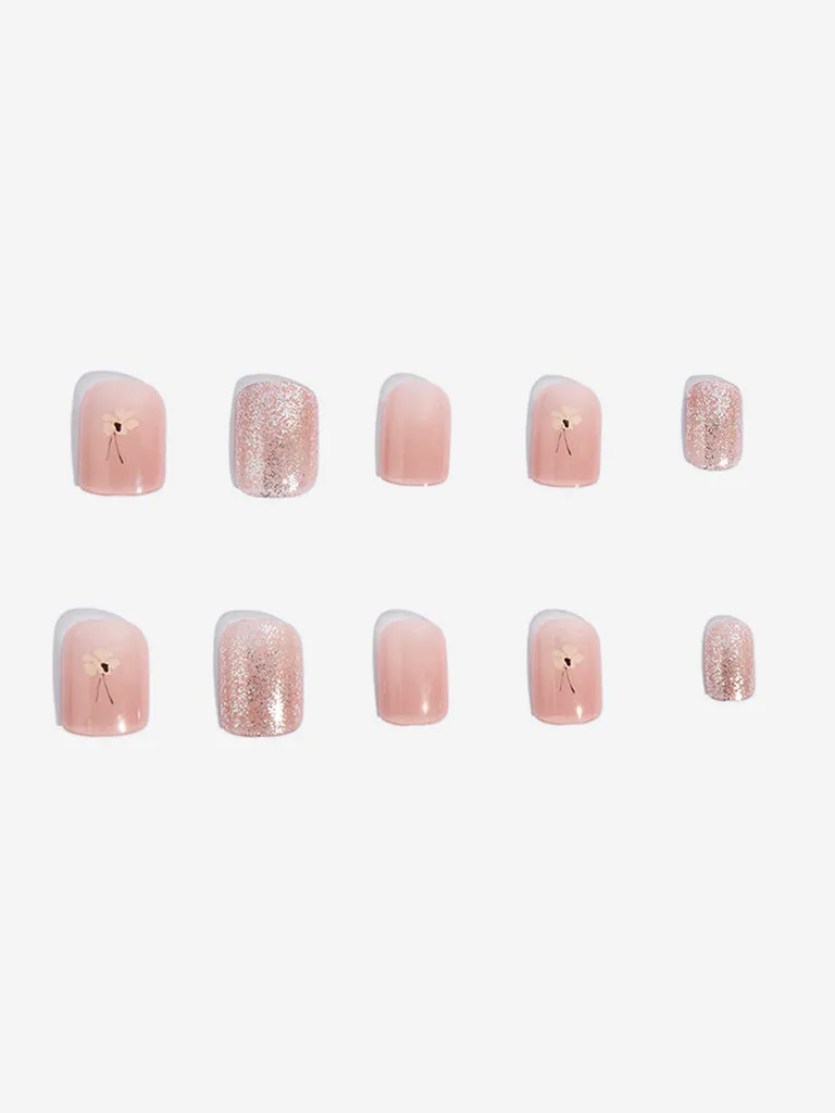 Studiowest Pink Jelly Press-On Nail Set