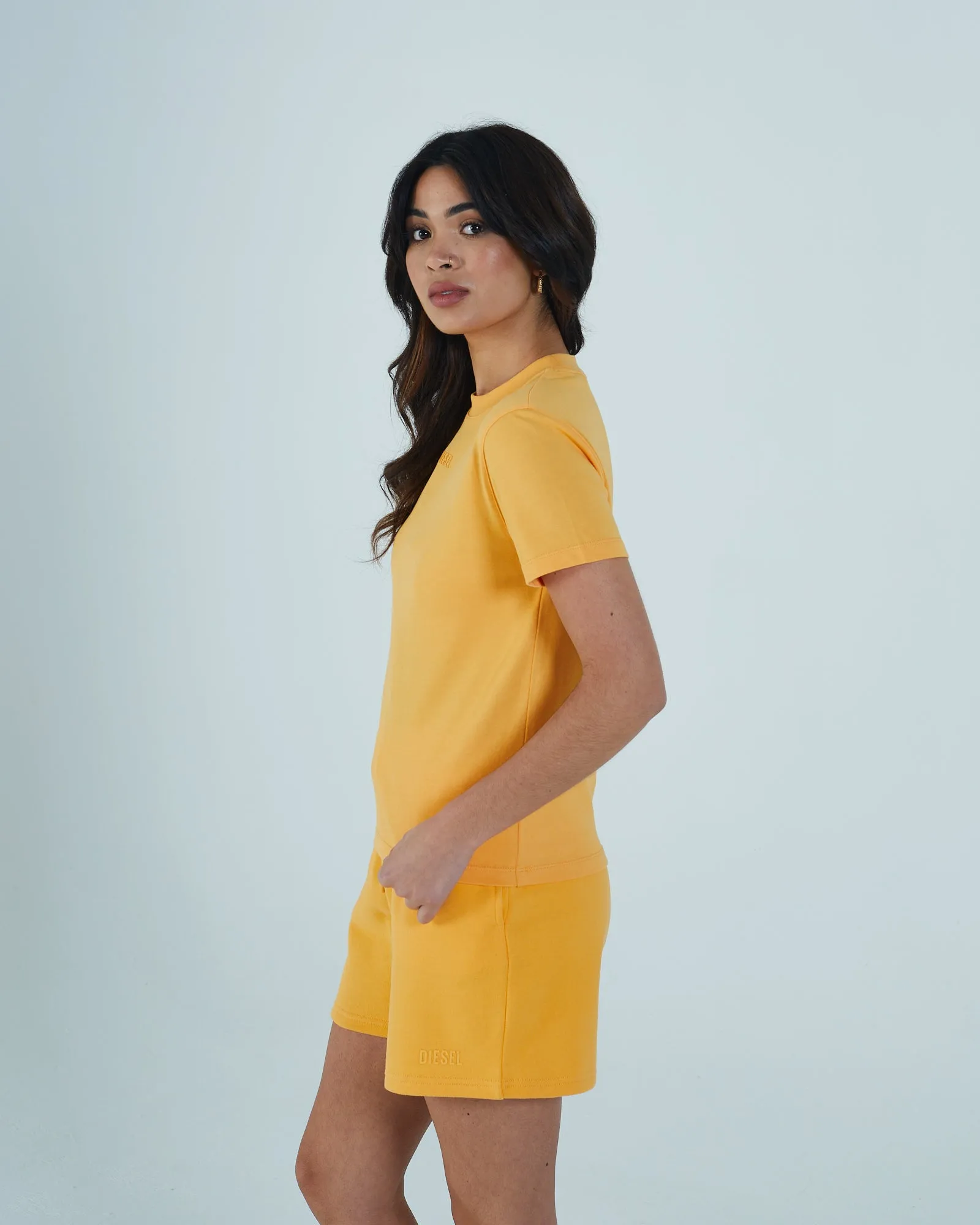 Summer Boxy T-Shirt Light Tangerine