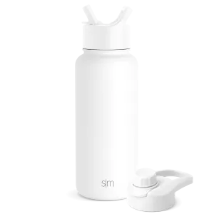 Summit Water Bottle with Straw Lid and Chug Lid