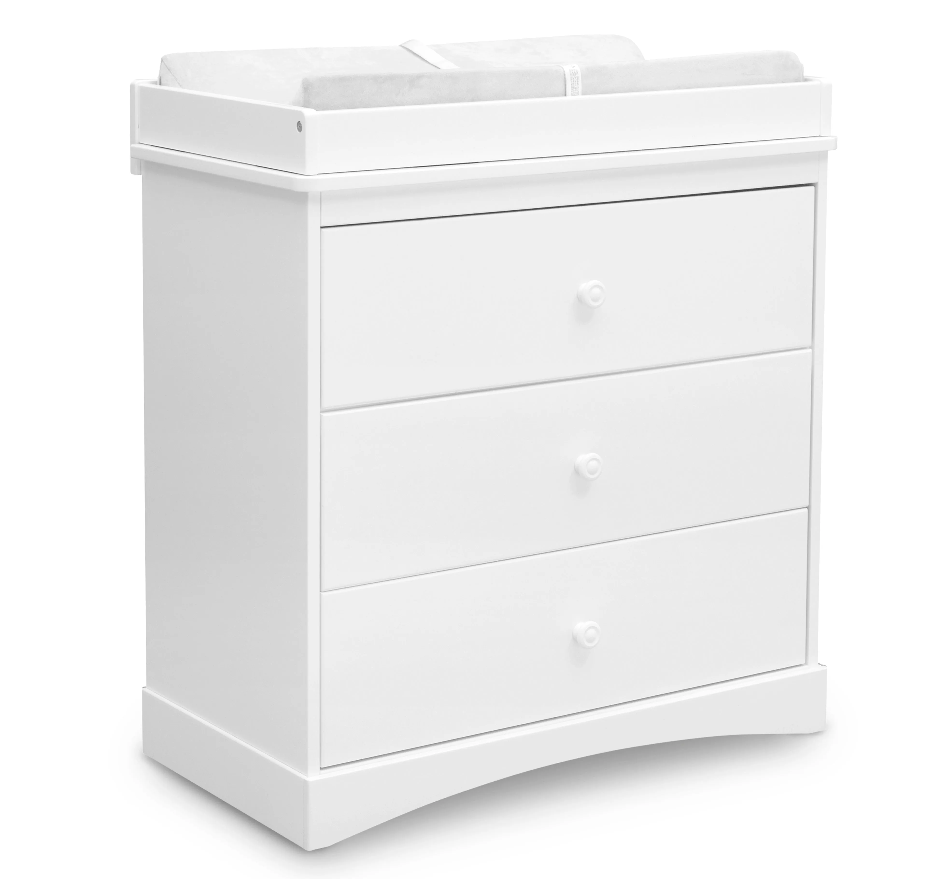 Sutton 3 Drawer Dresser with Changing Top and Interlocking Drawers