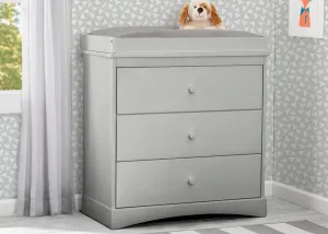 Sutton 3 Drawer Dresser with Changing Top and Interlocking Drawers