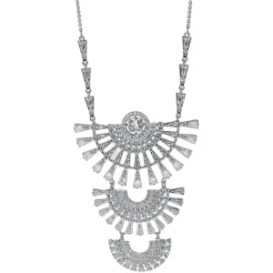 Swarovski Women's Necklace - Sparkling Dance Rhodium Plated and Crystal | 5564432