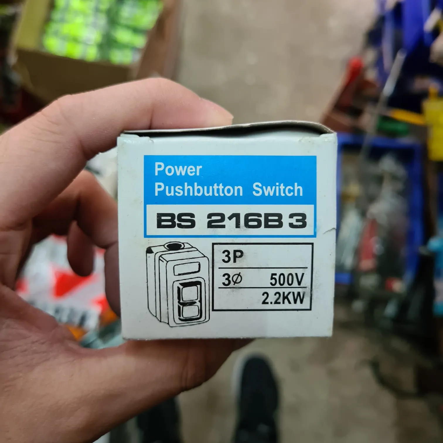 Switch On/Off Bs216B3 3P/15A 2.2Kw | Model : SWT-BS21615A