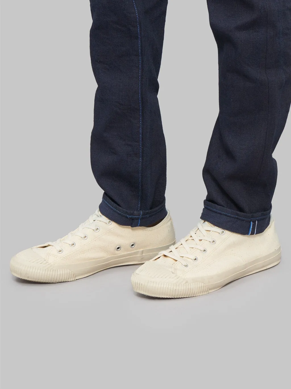 Tanuki IDHT Indigo x Indigo 15oz High Tapered Jeans