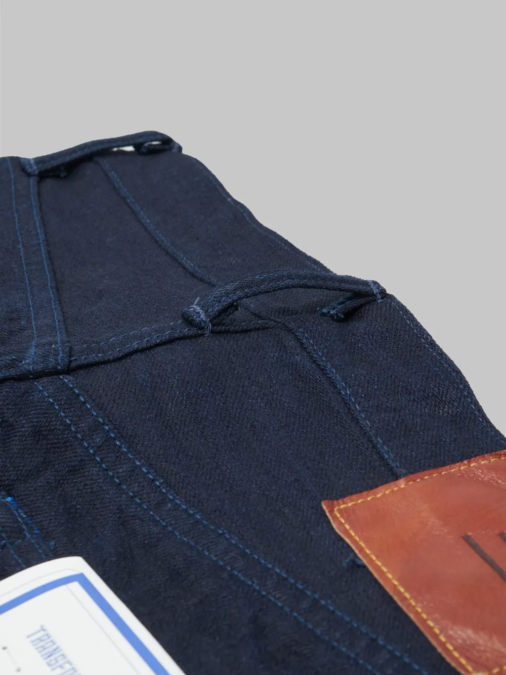 Tanuki IDHT Indigo x Indigo 15oz High Tapered Jeans
