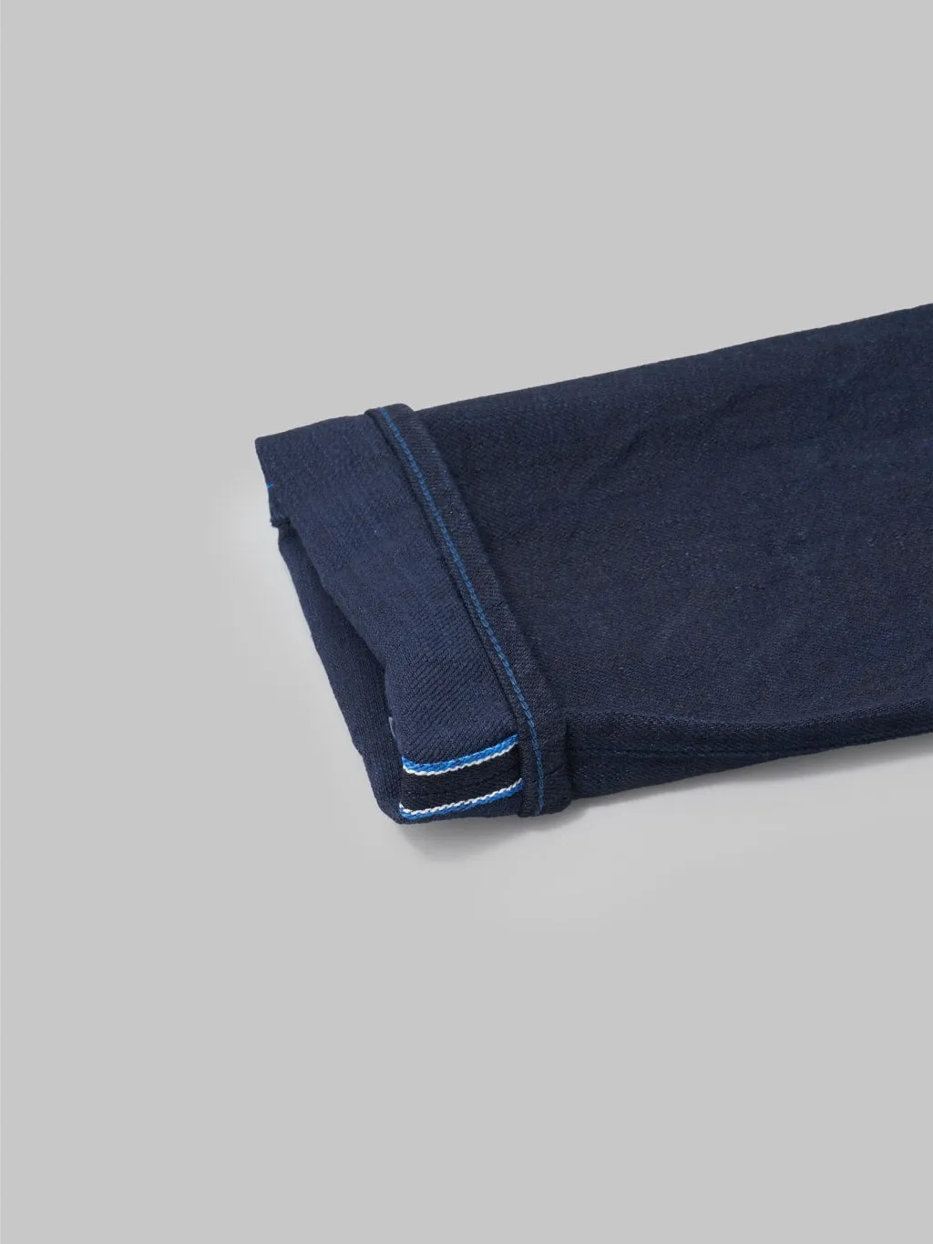 Tanuki IDHT Indigo x Indigo 15oz High Tapered Jeans