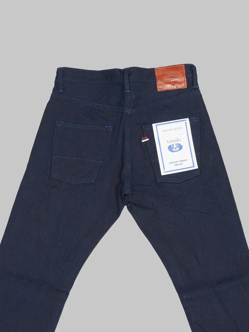Tanuki IDHT Indigo x Indigo 15oz High Tapered Jeans
