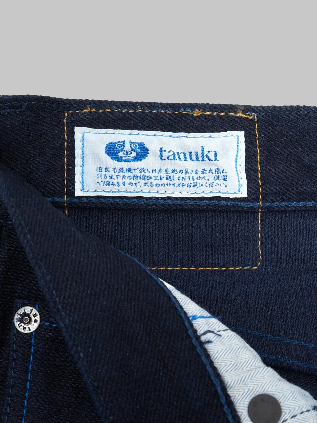 Tanuki IDHT Indigo x Indigo 15oz High Tapered Jeans