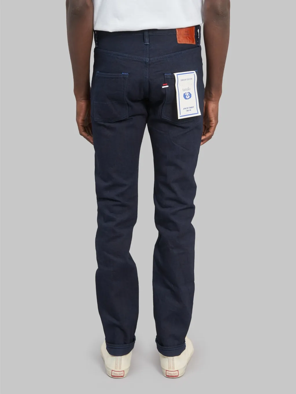 Tanuki IDHT Indigo x Indigo 15oz High Tapered Jeans