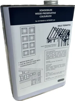 Termites(White Ants) Preservative Oil - 1gal (For Exterior & Interior Use) | Model : WA