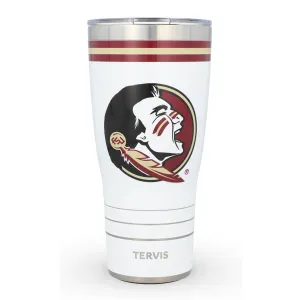 Tervis Seminole Logo/Florida State Design 30oz Stainless Steel Insulated Tumbler - White