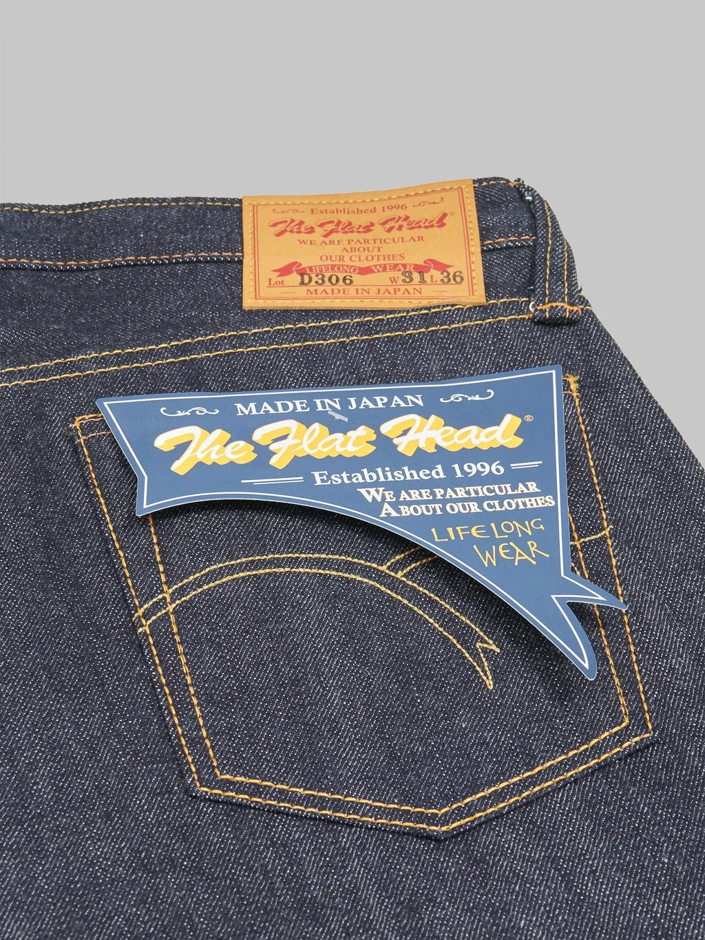 The Flat Head D306 14.5oz Tight Tapered Jeans