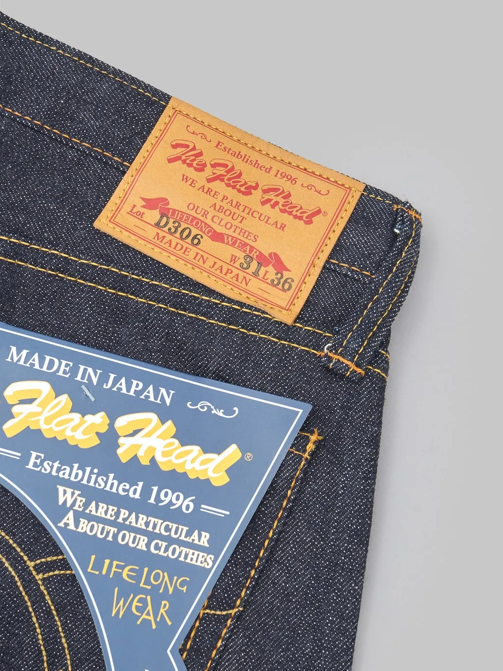 The Flat Head D306 14.5oz Tight Tapered Jeans