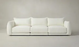 The Jones Modular Sectional - Italian Bouclé White