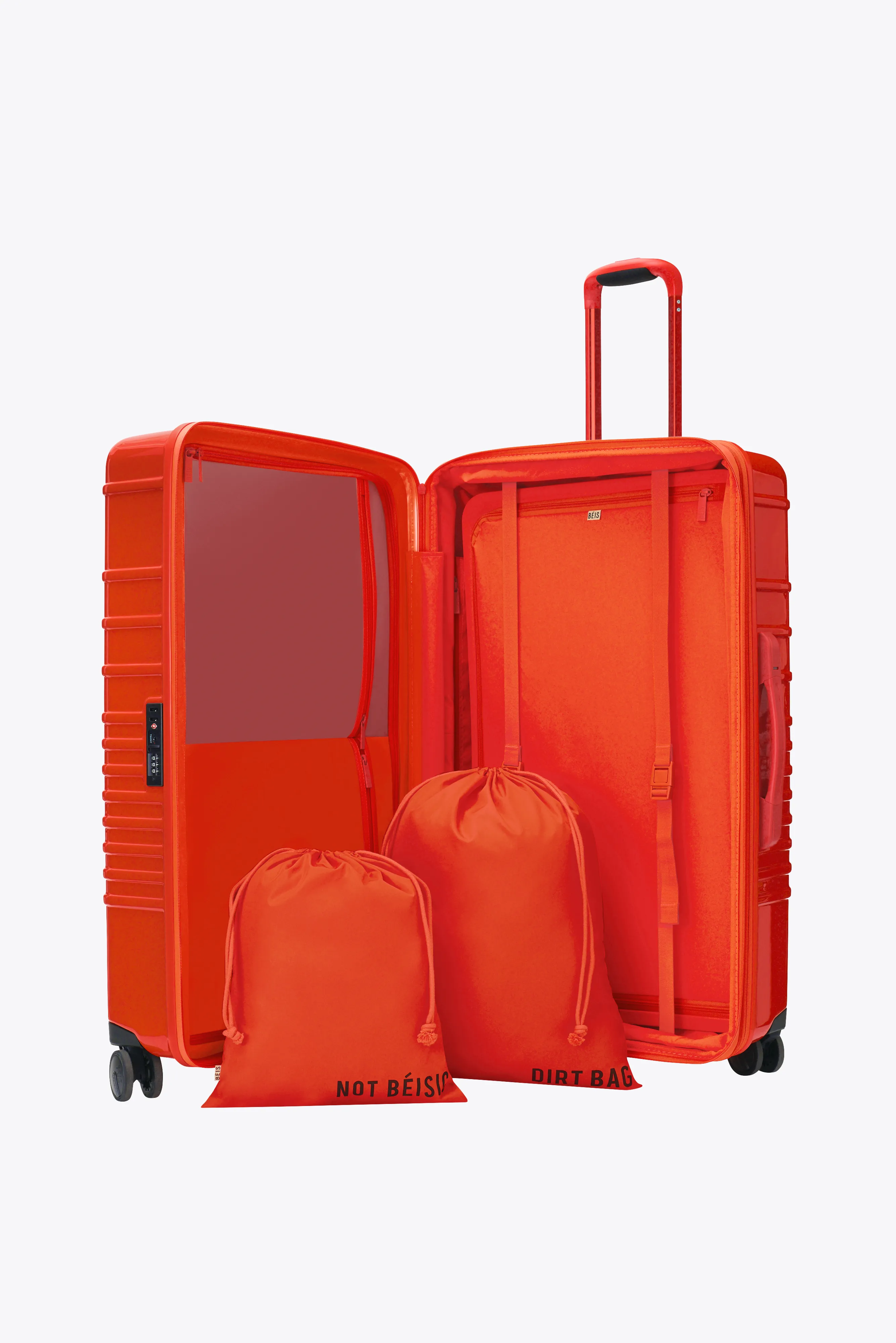 The Large Check-In Roller in Glossy Flame