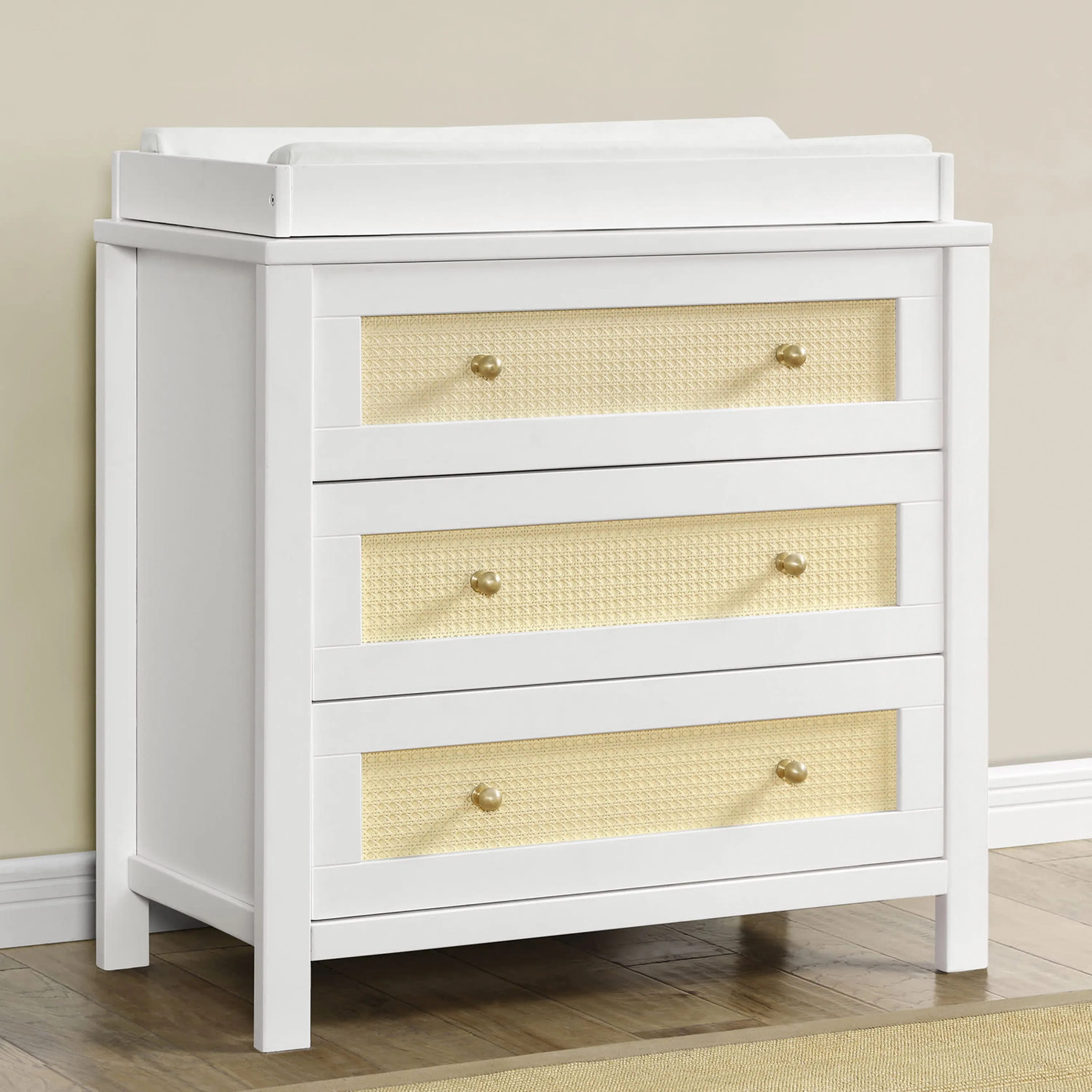 Theo 3 Drawer Dresser with Changing Top