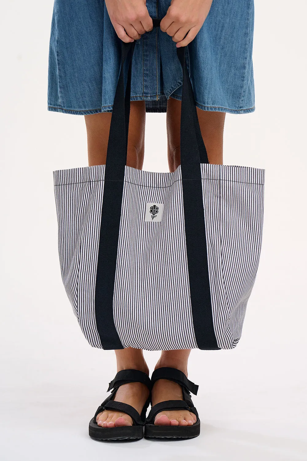 Tonya Bag - Monochrome Stripe