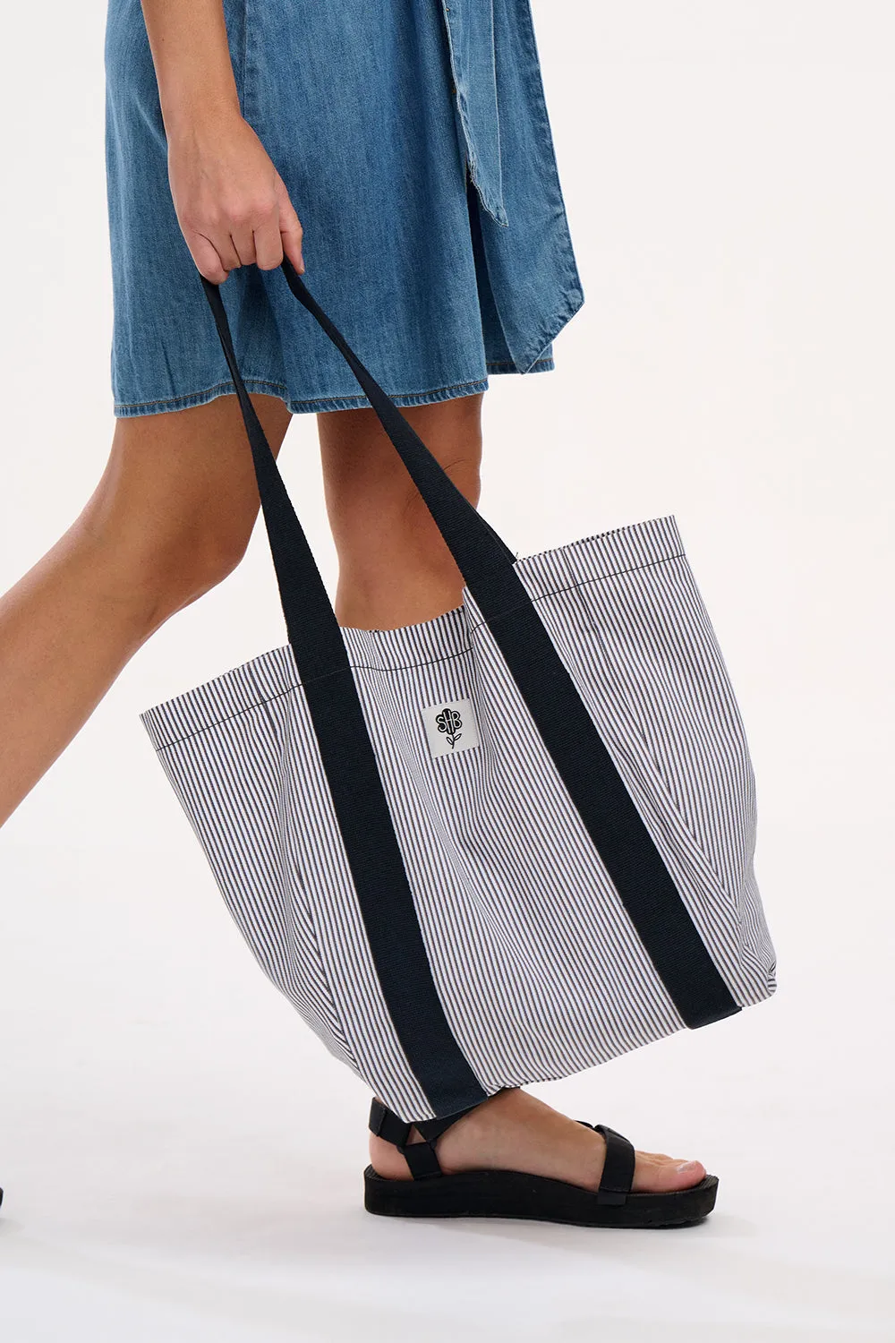 Tonya Bag - Monochrome Stripe